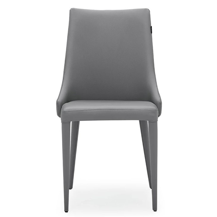 Italian Grey Leather Chair Italian Grey Leather Chair